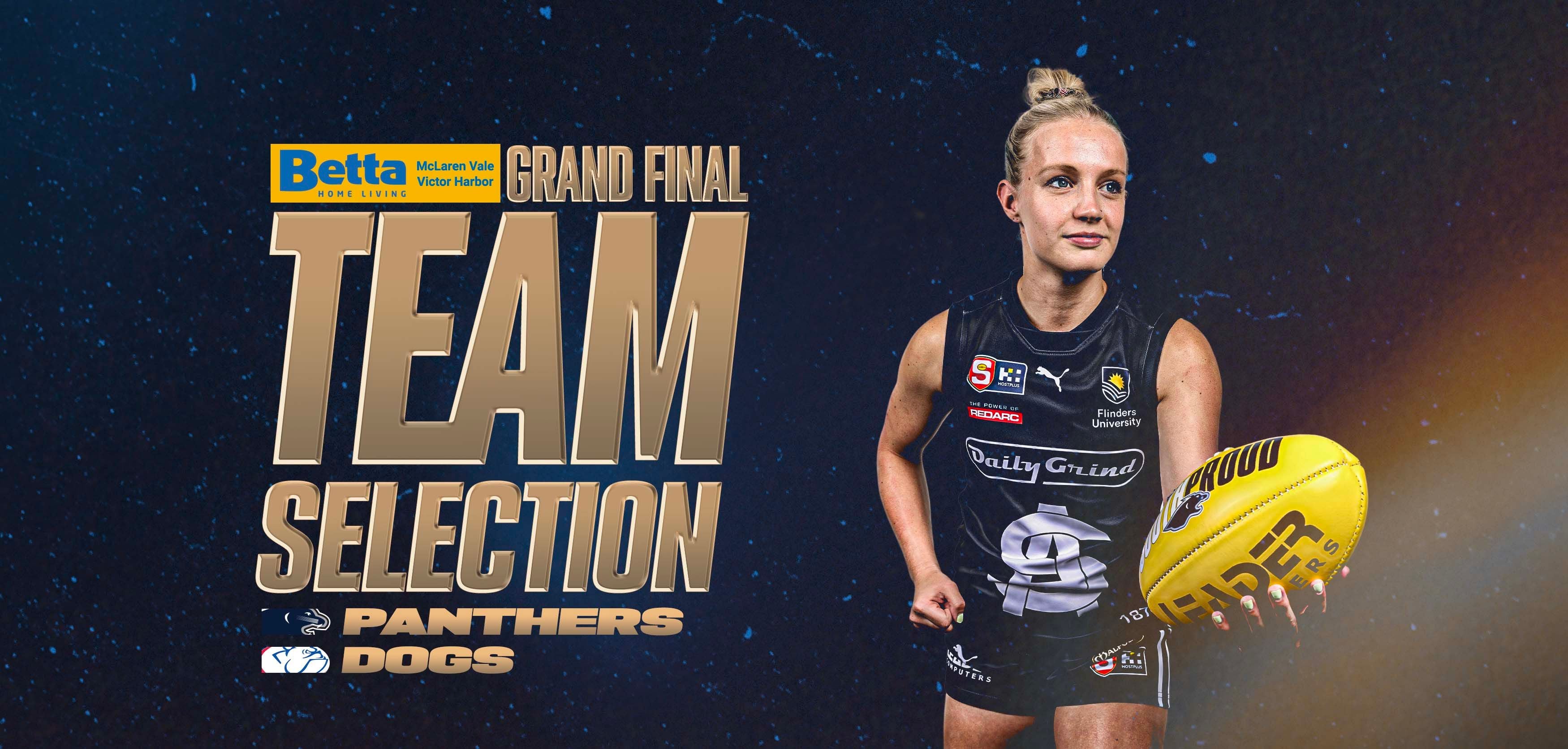 BETTA Team Selection: SANFLW Grand Final vs Centrals BETTA Team Selection: SANFLW Grand Final vs Centrals